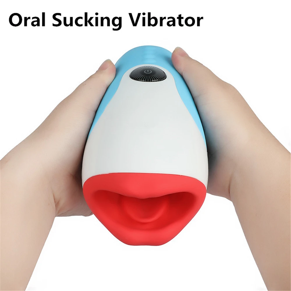 Electric Vibrating Blowjob Deep Throat Pulse Electric Male Masturbators Cup Sucking Vibrators Adult Sex Toys For Men Sex Machine (1)
