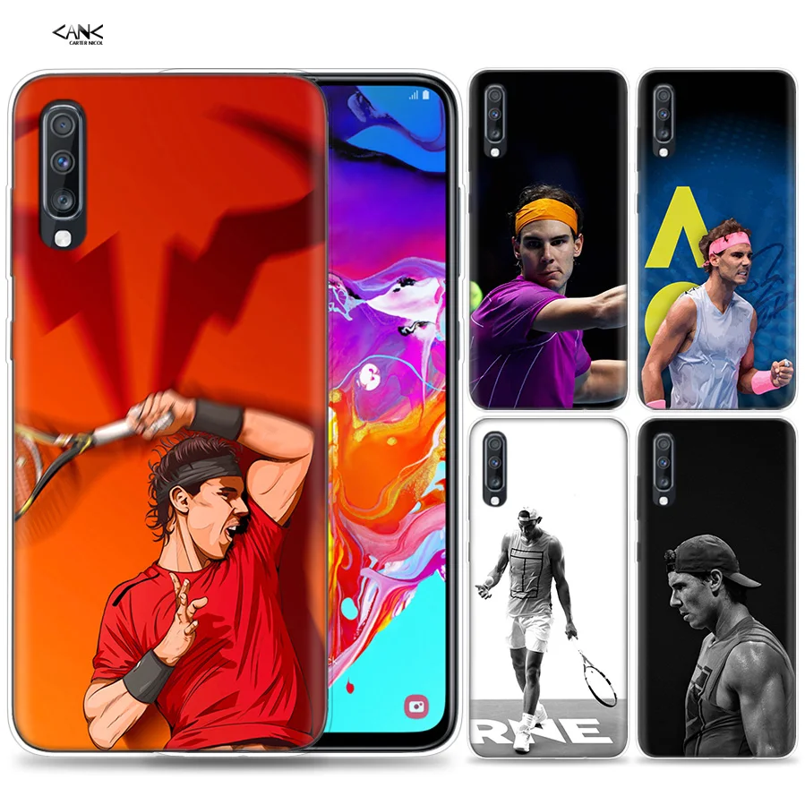 

Bags Case for Samsung Galaxy Mobile Phone A50 A70 A30 A20 J4 J6 J8 A6 A8 M30 A7 Plus 2018 Note 8 9 Rafael Nadal Coque J6Plus A6P