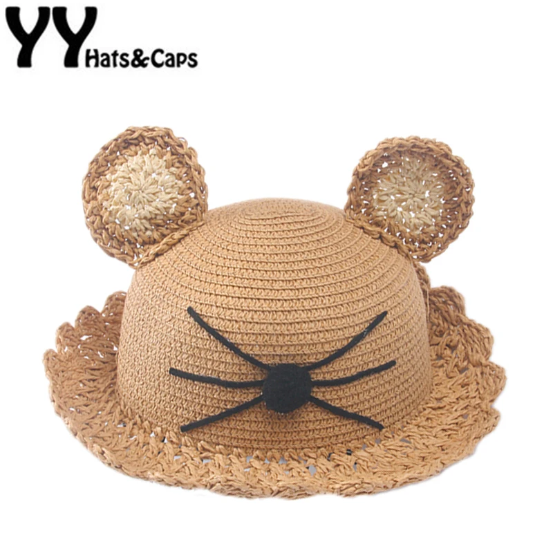 kids straw hats to decorate