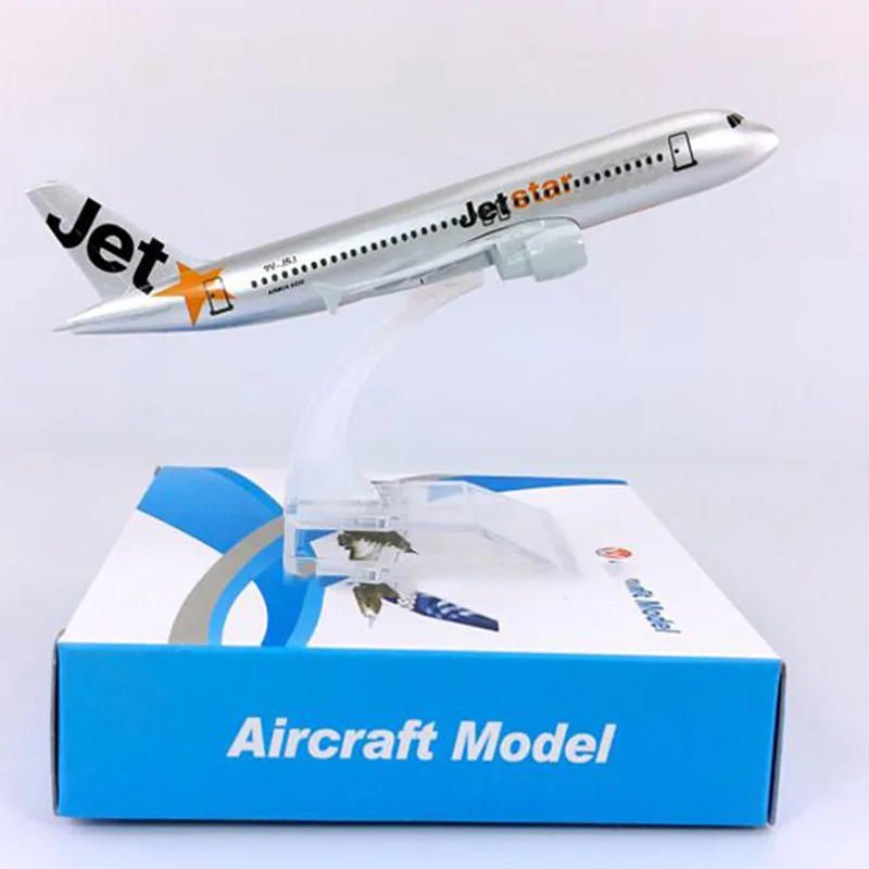 16 см 1:400 масштаб Airbus A320 200 модель JETSTAR авиакомпания с базовым сплавом самолет