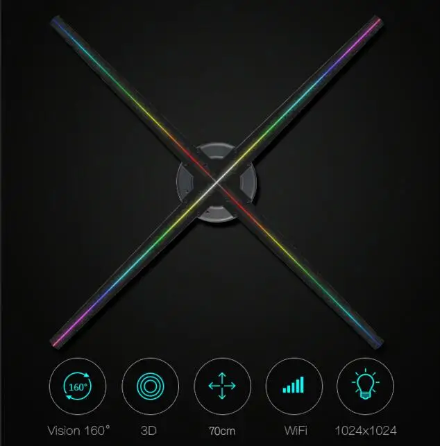 70cm hologram fan 1 