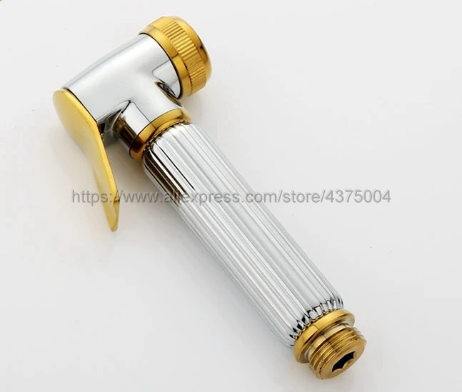 

Chrome Golden Color Kitchen Faucet Sprayer Hand Faucet Hand Held Sprayer Gun Toilet Shower Head Bidet Sprayer Head Nhh053