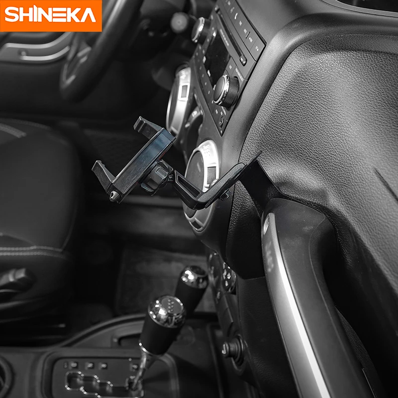 Автомобильный кронштейн SHINEKA для GPS Jeep Wrangler JK внутренняя связь держатель телефона