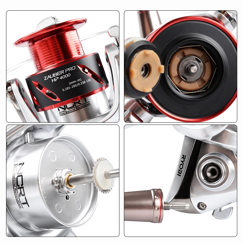 Оригинальные Рыболовные катушки RYOBI ZAUBER PRO hp, спиннинг, 8+ 1BB ...
