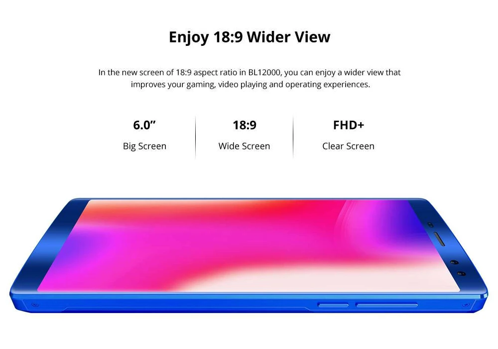 DOOGEE BL12000 12000mAh Fast Charge 16.0MP Quad Camera 6.0\ DOOGEE BL12000 12000mAh Fast Charge 16.0MP Quad Camera 6.0\