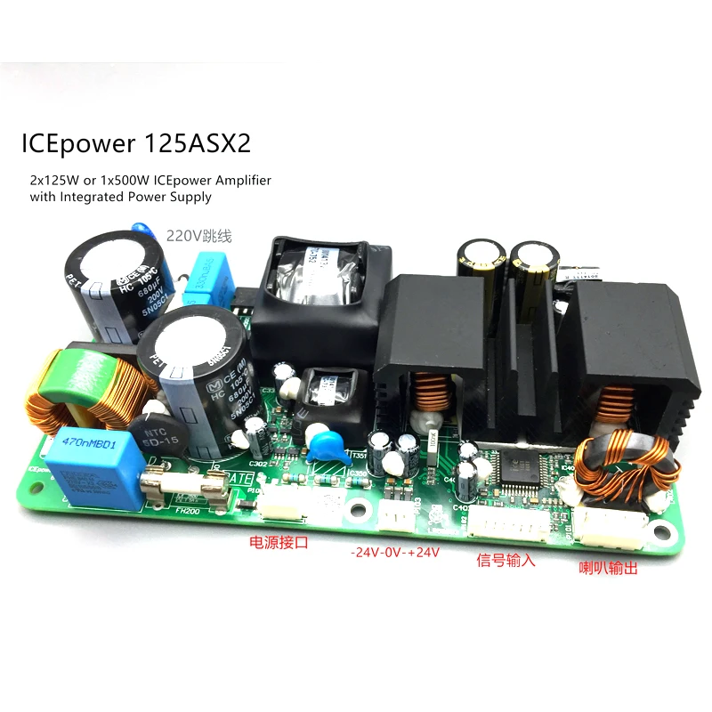ICEPOWER ICE125ASX2 Dual Channel Digital Audio Power Amplifier Board ...