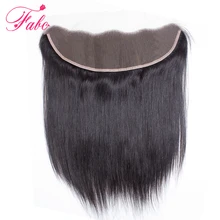 FABC бразильские кружева Фронтальная застежка прямые волосы 13x4 Бесплатный Часть уха до уха 130% плотность волос Remy 8-22 дюймов