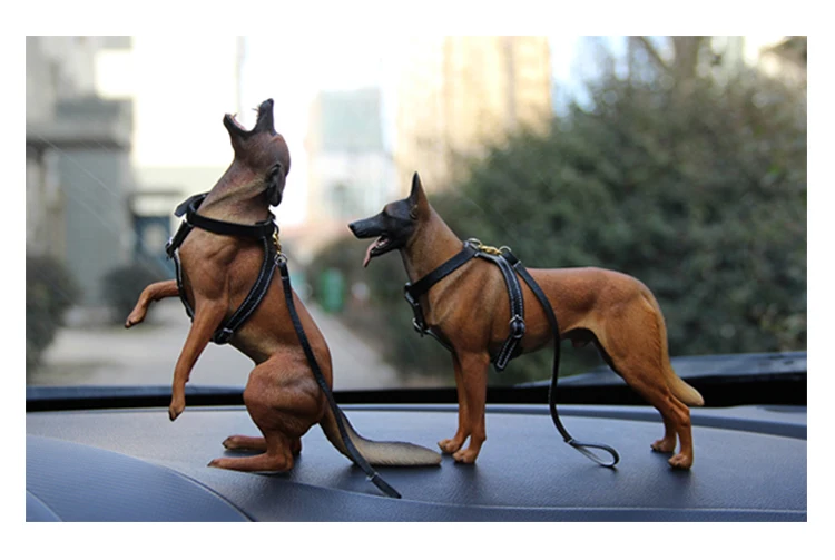 1/6 шкала Воющий лай Бельгийская малинуа модель собака животное Смола Модель автомобиля дисплей для 12 дюймов экшн-фигурка сцена коллекция