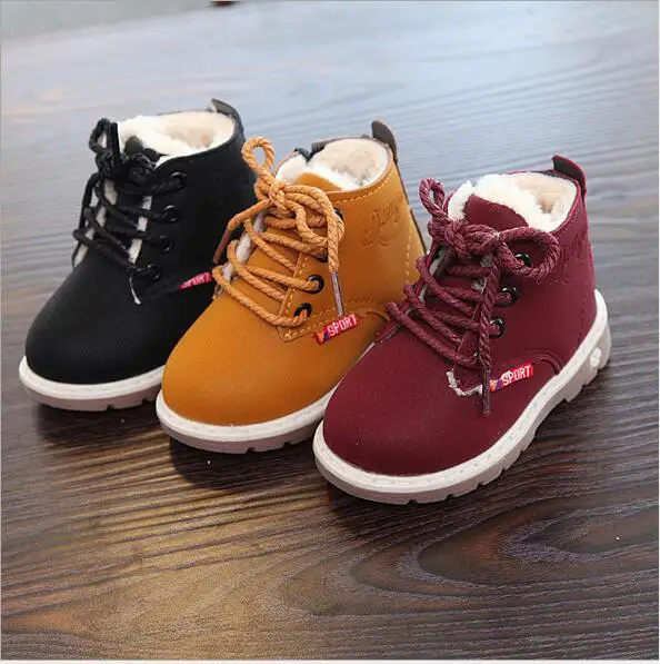 

Hot sale Kids Sneakers New Brand Autumn Baby Girls Martin Boots Children Shoes Fashion Snow Boots Kids Boots Waterproof