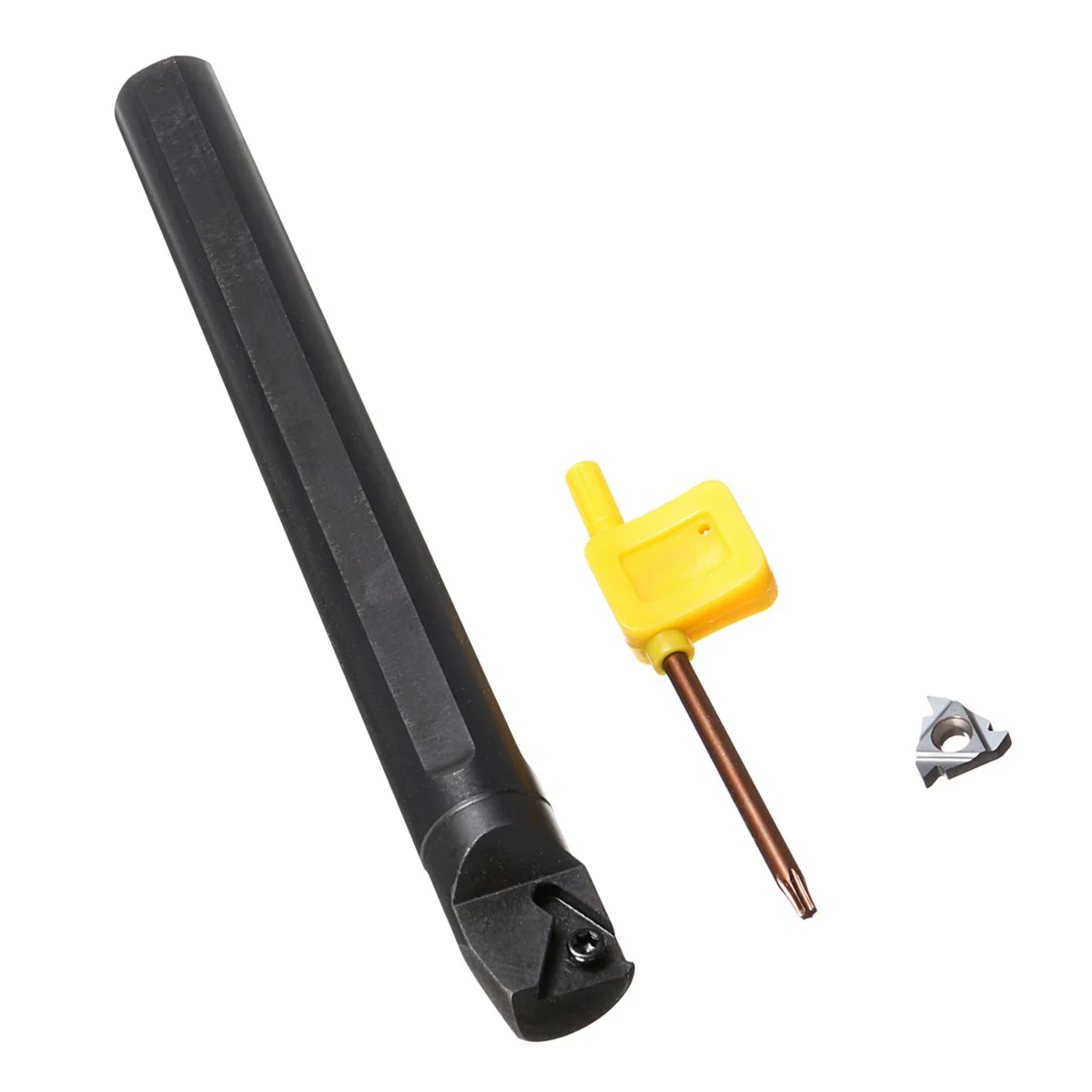 

1 Set Lathe Turning Tool Stainless Steel Prime Durable Professional 16IR AG60 Insert for Processing Turning