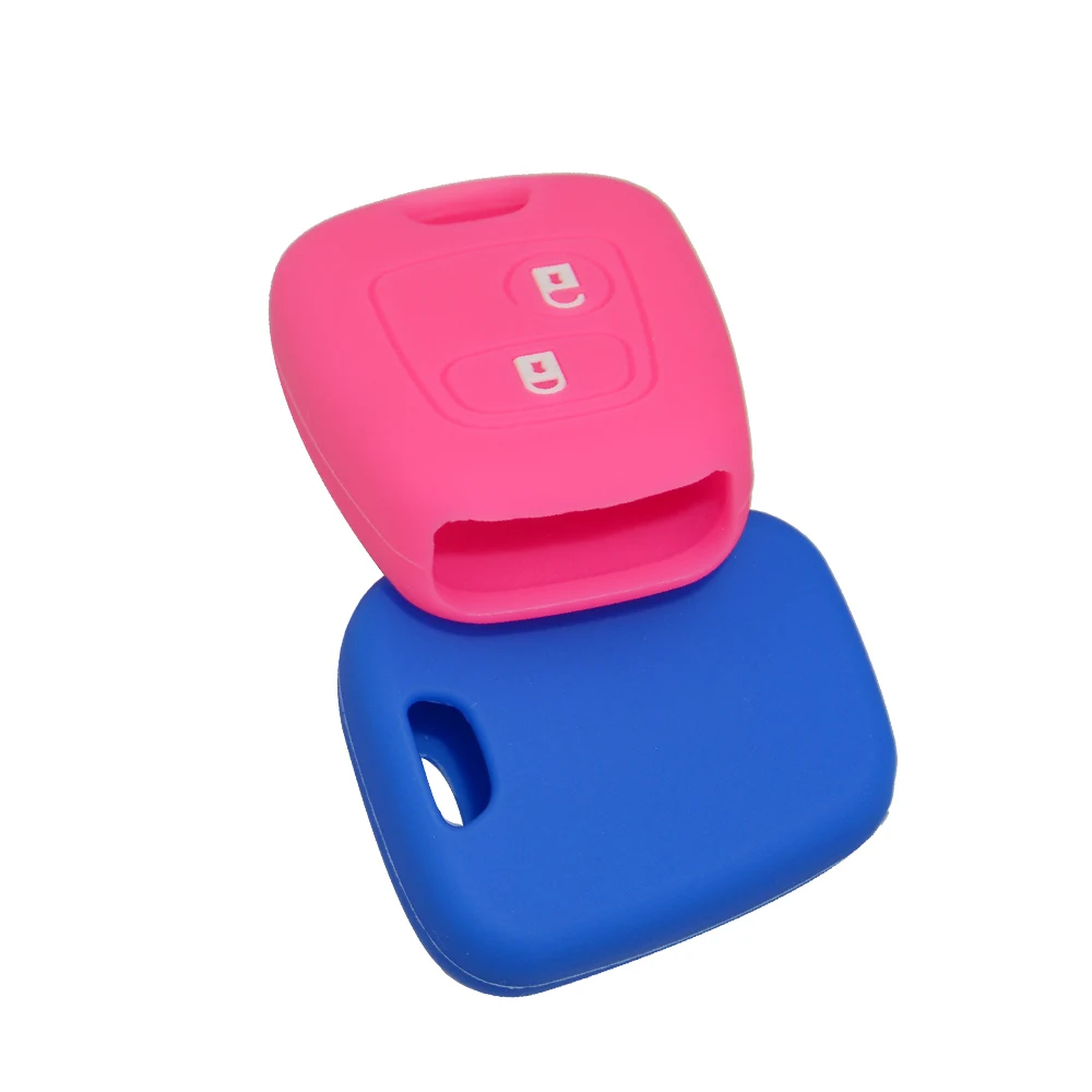 Силиконовый чехол для автомобильного ключа с 2 кнопками Citroen c4 c5 Berlingo Picasso Xsara Aygo