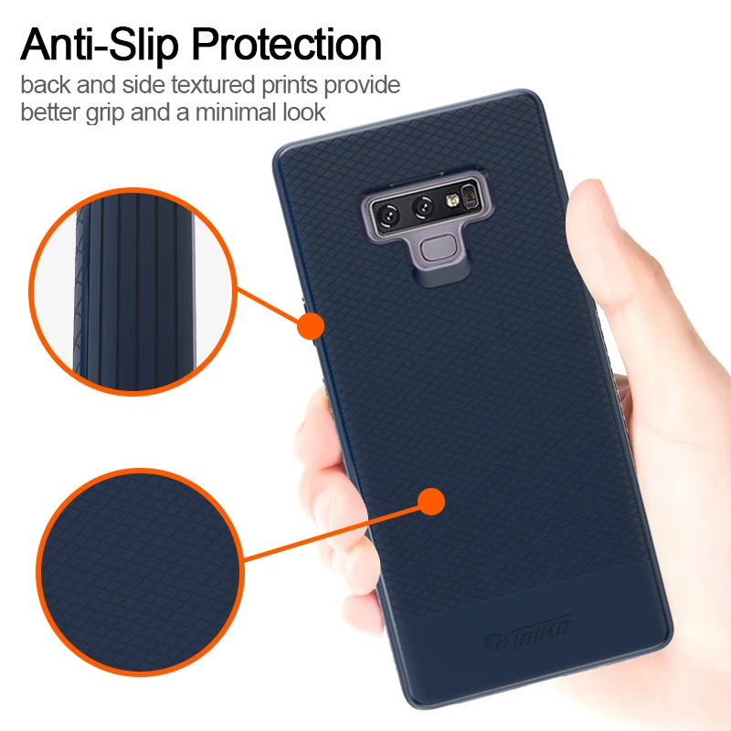 Мужская деловая Противоударная Защитная крышка с геометрическим узором toyko для samsung Galaxy Note 9, мягкий ТПУ противоударный чехол для телефона