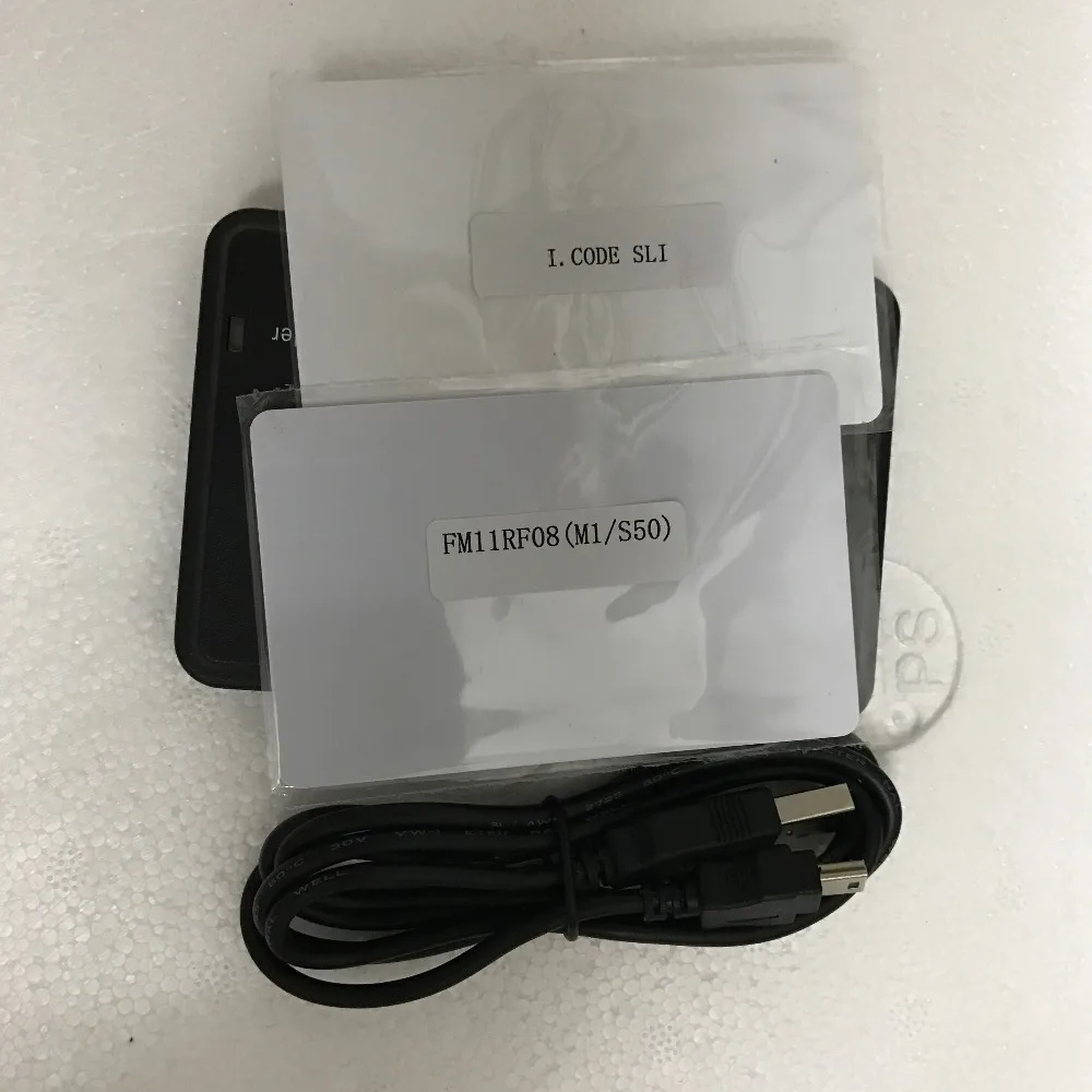 13 56 МГц ISO 15693 RFID IC HF настольный считыватель/Писатель ISO144443A/B Бесплатная доставка