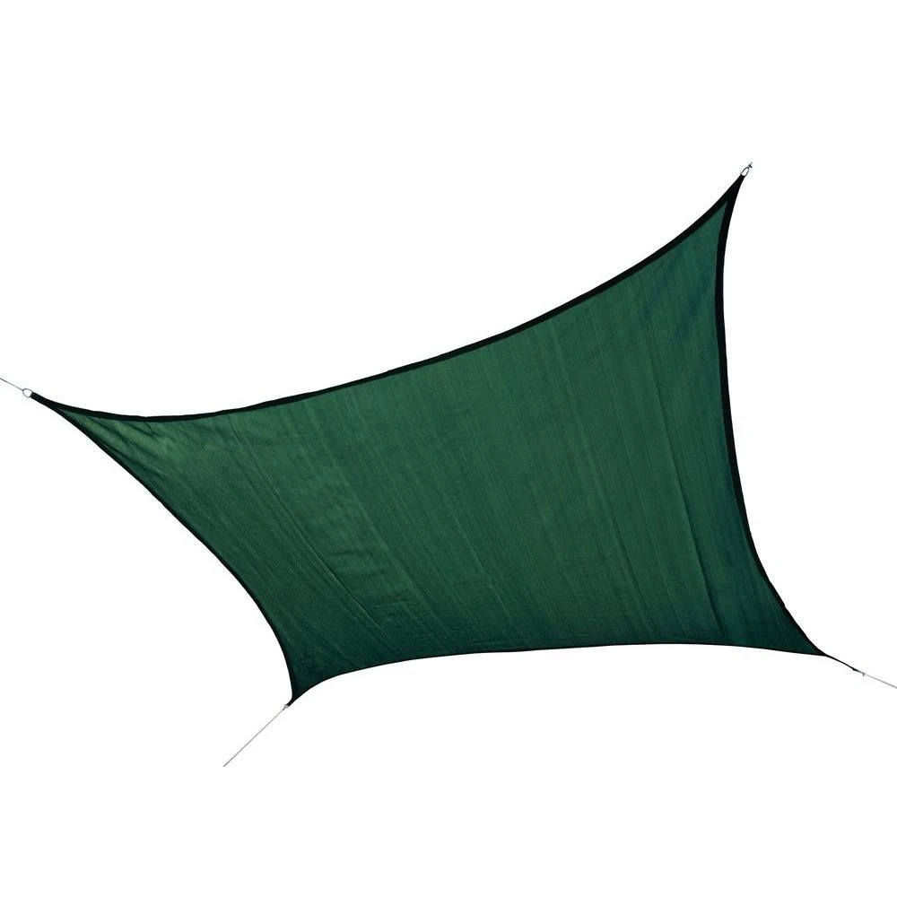 

ShelterLogic 25726 12 ft. - 3 7 m Square Shade Sail - Evergreen 230 gsm