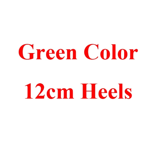 Г. Удобная Свадебная обувь зеленый жемчуг Свадебная обувь ручной работы на выпускной вечер на платформе женская официальная модельная обувь желтый зеленый - Цвет: Green 12cm Heels