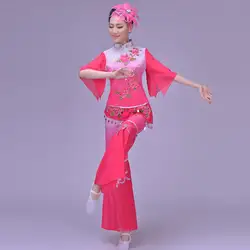 Одежда yangge костюмы Новый Вентилятор среднего возраста танцевальная площадка костюм для классических танцев Женский взрослый