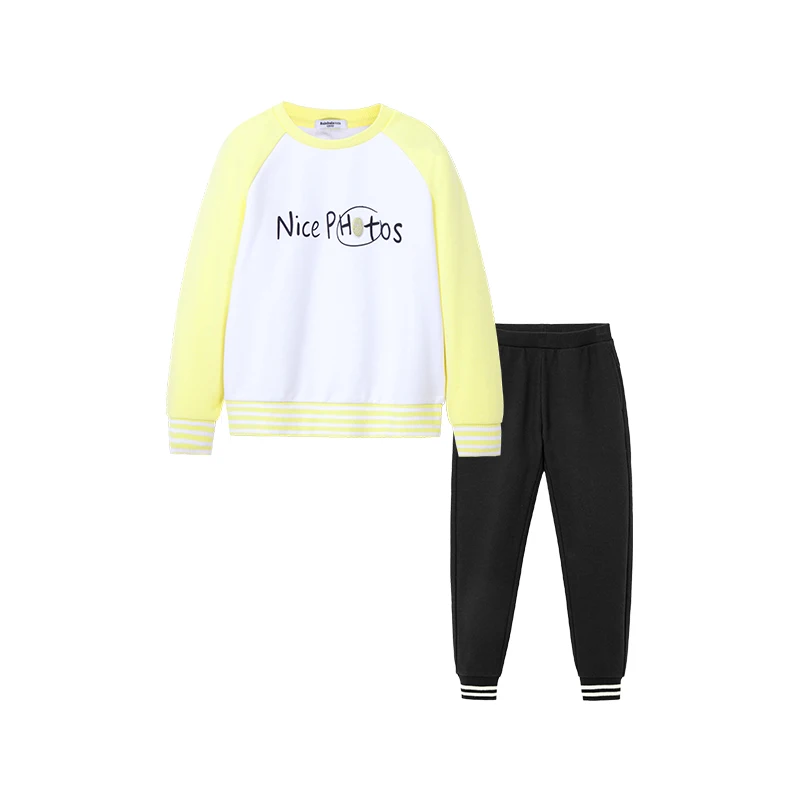 

balabala Autumn/spring baby girls clothes sets children tracksuit clothing set kids hoodies+pants suits Christmas sport suit