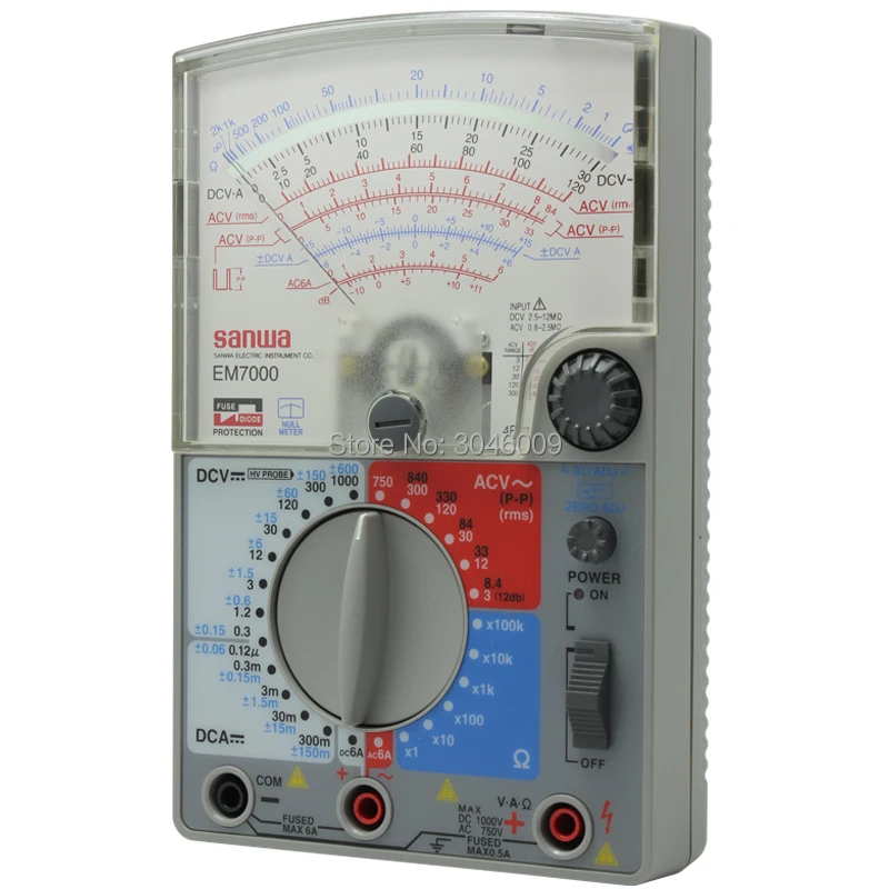 US $125.41 sanwa EM7000 Analog MultitestersFET Tester High sensitivity for measurement of lower capacitance