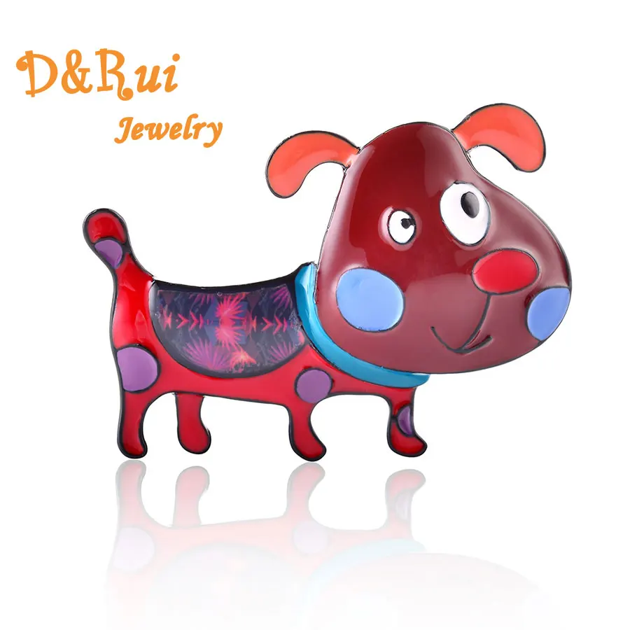 

Cute Enamel Pins And Brooches Fashion Zinc Alloy Girls Brooch Pin Cartoon Animals Dog Jewelry Trendy Dress Accessories For Party