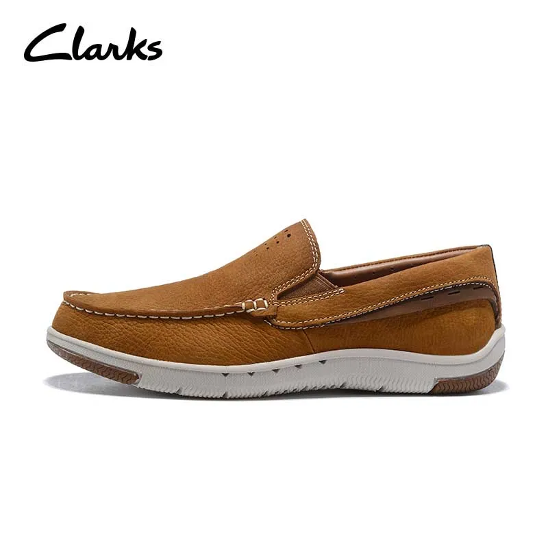 

Clarks 2019 New Men High Quality Casual Shoes Men's Outdoor Sports Non-Slip Shoes Male Breathable First Layer Leather Shoes