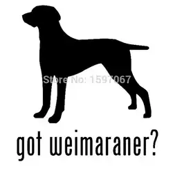 Получили Веймаранер спортивных собака Охота домашнее животное Стикеры для окна автомобиля двери ноутбук каяк виниловая наклейка