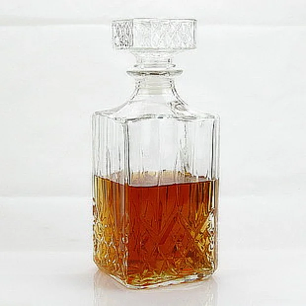 1 шт. 800 мл стеклянный графин винтажный стеклянный Ликер Виски Хрустальная бутылка винный графин домашний барный инвентарь Принадлежности для бара JR 1084
