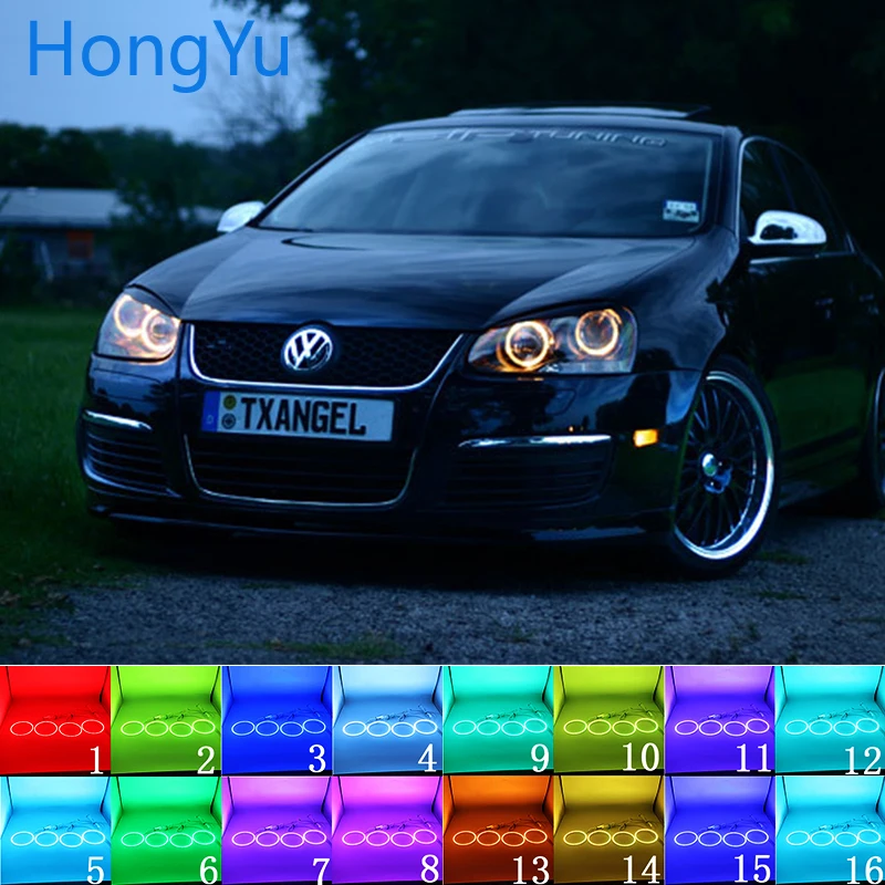 MulticolorRGBLEDAngelEyesRingEyeDRLRFRemoteforVolkswagenVWgolf5.jpg
