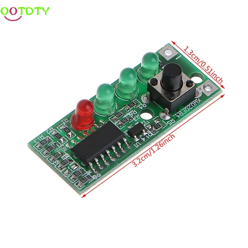 

9-12.6V Battery Capacity Indicator 4 LEDs Display for 3S Lithium Battery 828 Promotion