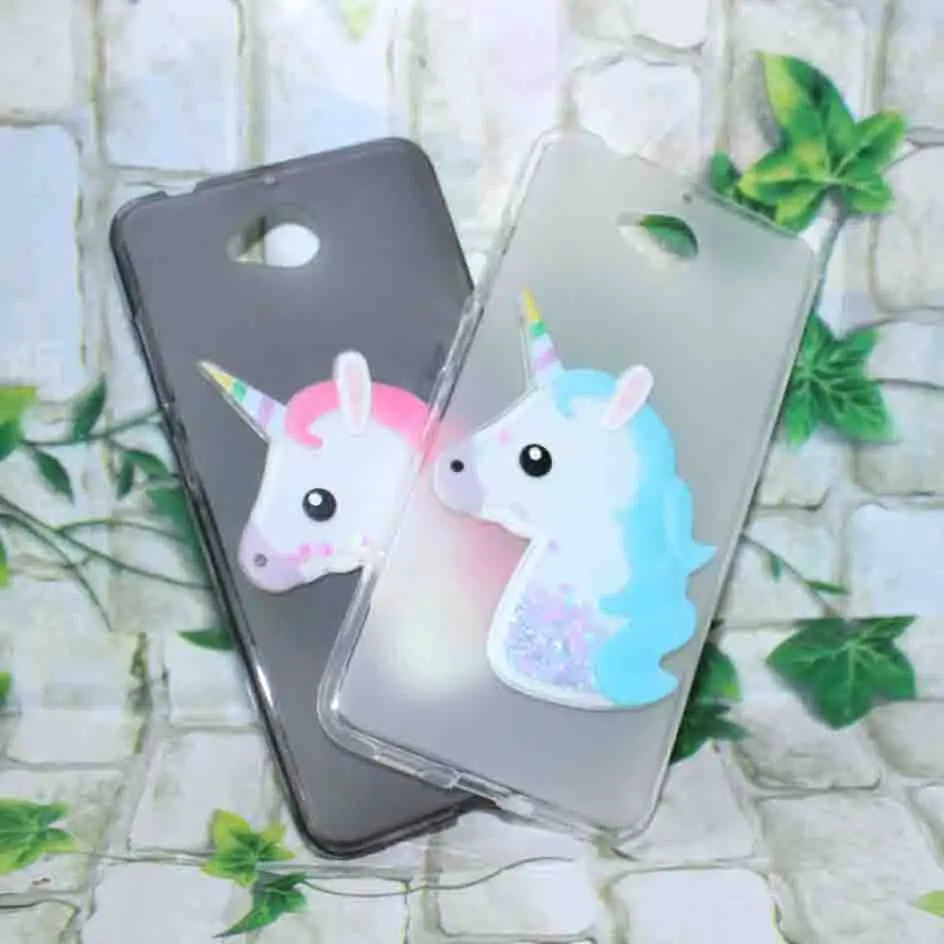 Для weimei weplus 2 5 inchSoft TPU задняя крышка Единорог зыбучий песок динамический Жидкий