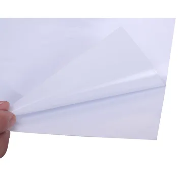 

Waterproof Craft Vinyl Film White Lettering Film Reflective Permanent Adhesive Backed Vinyl Crafts DIY Flexible Sheet 122x100cm