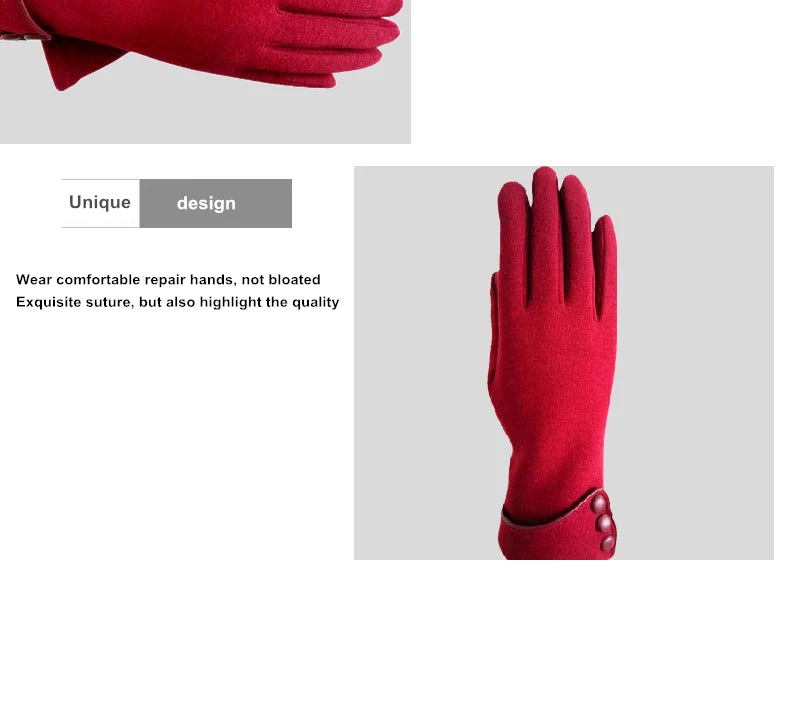CHSDCSI, новинка, модные плюшевые женские перчатки, Осень-зима, красные, для фитнеса, кашемировые, для телефона, с сенсорным экраном, наручные перчатки, перчатки с подогревом