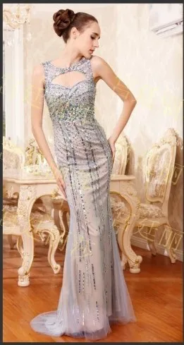 Макси роскошные хрустальные vestidos формальные невесты сексуальные вечерние платья с открытой спиной красные длинные с бусинами вечерние платья для выпускного вечера - Цвет: Синий