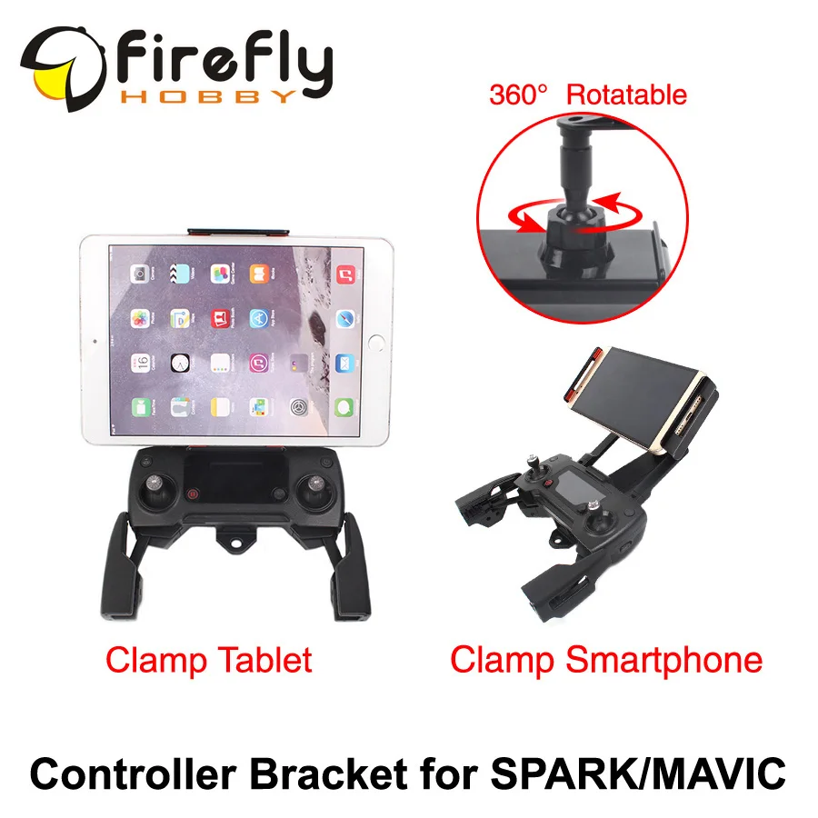 Смартфон планшет Поддержка Стенд монитор держатель контроллер с зажимом для DJI MAVIC MINI& SPARK& MAVIC AIR& MAVIC PRO