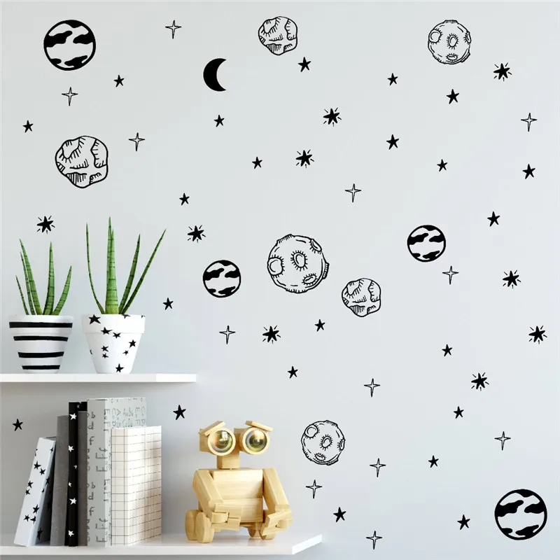 wall decals Solar system Astronomy Outer space decor Sticker for