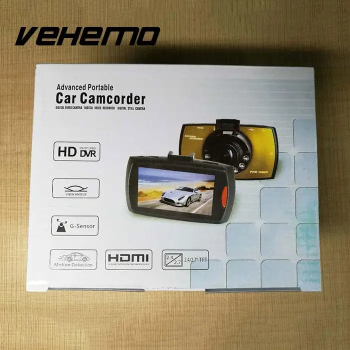 Автомобиль 2 7 дюймов экран видео регистраторы камера DVR записывающая