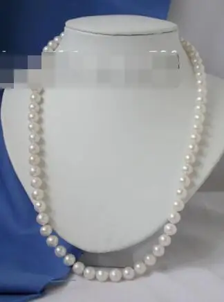 

song voge gem nanJ1290 white round freshwater pearls necklace gold clasp