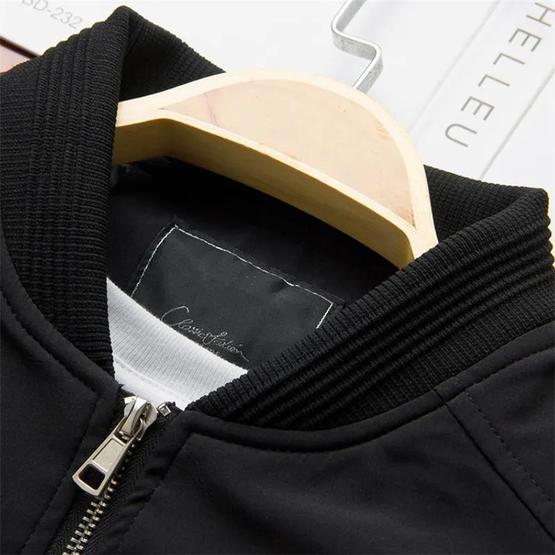 New Spring Black Bomber Jacket Men Streetwear Hip Hop Slim Jacket coat Plus Size 6XL New Spring Black Bomber Jacket Men Streetwear Hip Hop Slim Jacket coat Plus Size 6XL