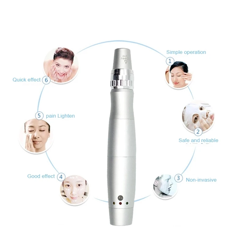 

BB Glow MESO White Treatment Machine Remove Acne Scar Wrinkle Pigmentation Removal USB Electric Wireless Derma Pen