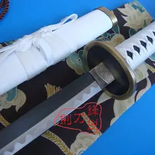 S3137 японского аниме RORONOA Зоро меч WADO ICHIMONJI пистолет металлический край Хамон 4" одна деталь