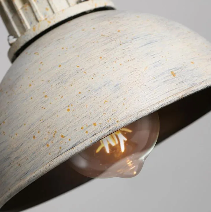 Ретро промышленные подвесные светильники Кафе Ресторан Бар творческая индивидуальность одной головы железная крышка подвесной светильник
