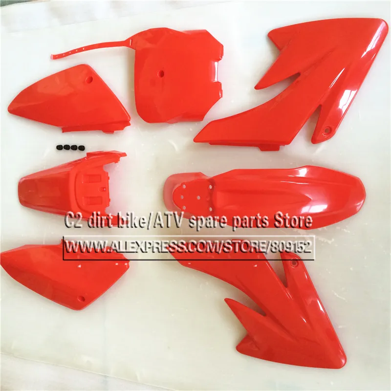 CRF 70 Пластиковые чехлы комплекты обтекателей CRF70 грязеотталкивающий велосипед