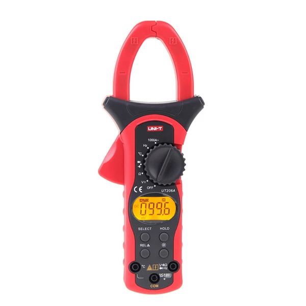 

UNI-T UT206A 1000A Digital Clamp Meters Earth Ground Uni t Megohmmeter Multimeter Voltage Current Resistance Insulation Tester