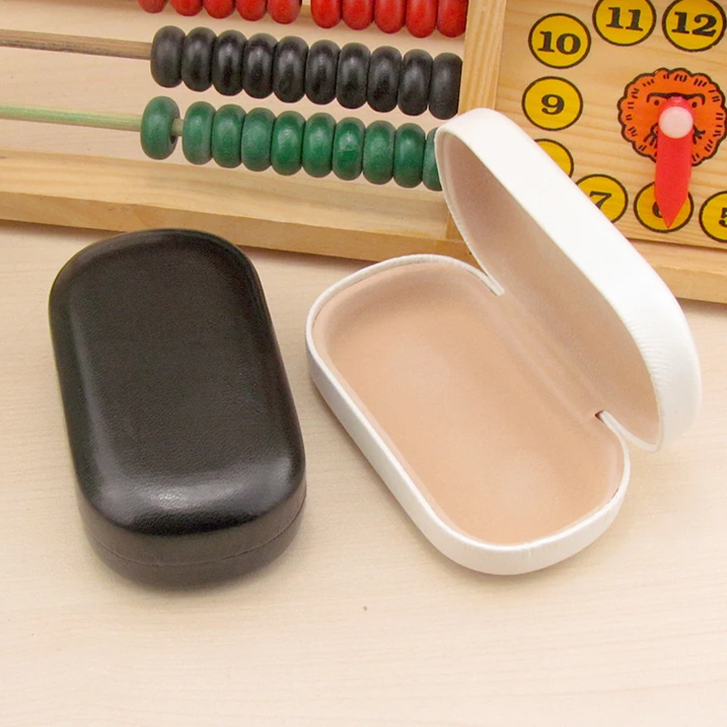 

PU Leather Contact lens case Storage Box Empty box DIY multi-purpose storage box No word glossy box No internal gadgets