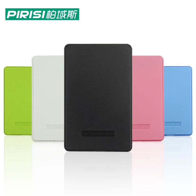 نمط جديد 2.5 ''PIRISI HDD الملونة USB2.0 قرص صلب خارجي 60 GB/80 GB/120 GB/160 GB /320 GB/500 GB تخزين القرص للكمبيوتر/ماك 5 اللون