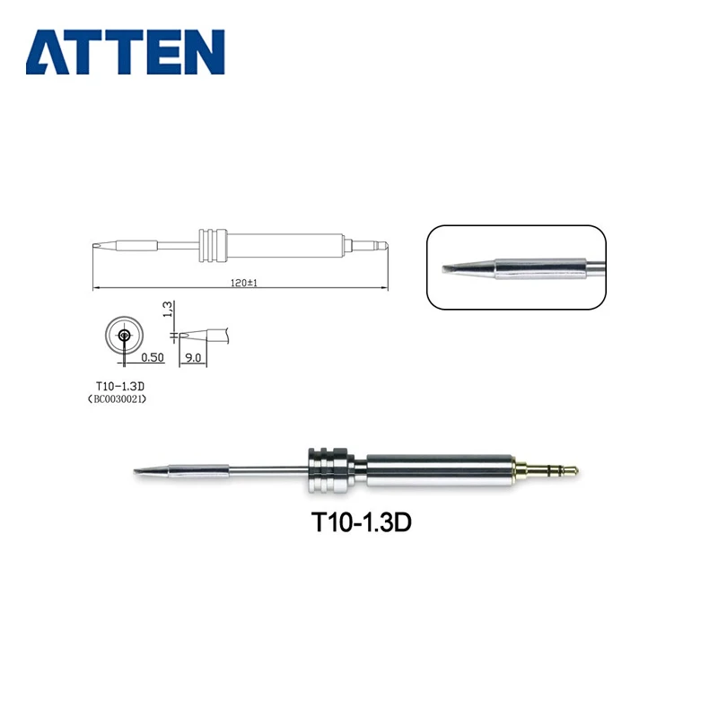 ATTEN Оригинал Аутентичные T10 совет для GT-2010 Высокое качество usb паяльник