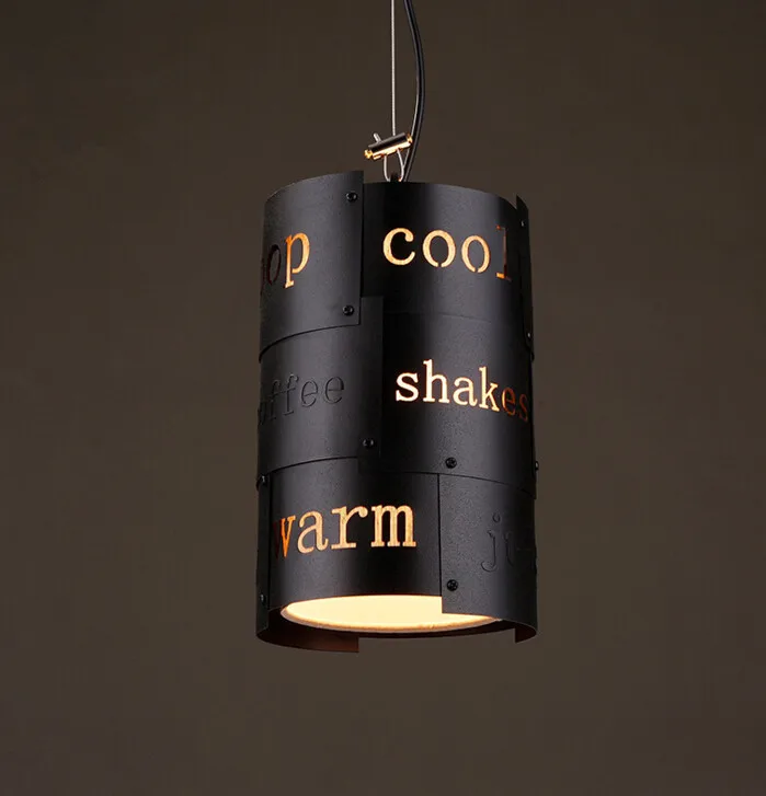 EuSolis Loft hierro colgante luces Lamparas Colgantes Vintage luz Iluminacion Interior iluminación Industrial lámpara colgante país