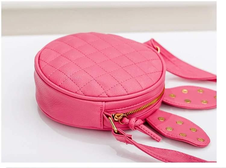 Детская сумка с кроликом милая объемными ушками Сумка животными на плечо черные