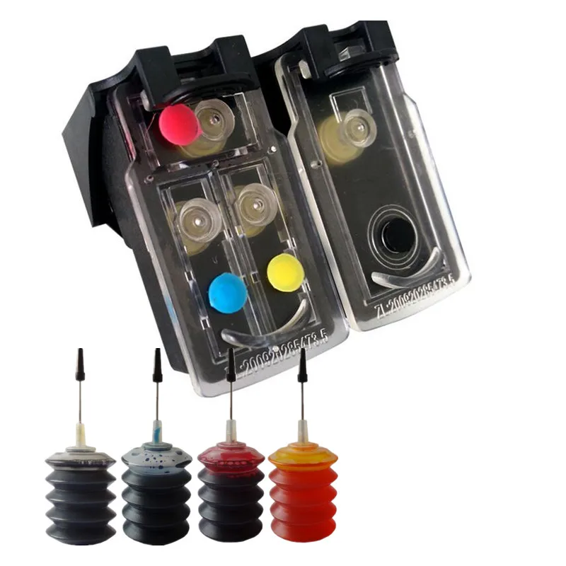 

DMYON PG830 CL831 XL Refillable Ink Cartridge Compatible for Canon PIXMA IP1180 IP1980 IP2680 MX308 MX318 MP198 MP476 Printers