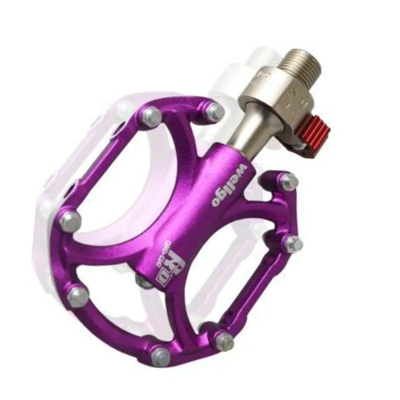 

Wellgo C247 Ultralight bicycle pedal anti-slip CNC fold bike BMX QR PEDAL