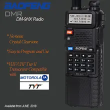 Baofeng DM-9HX DMR радио Tier II VFO цифровой и аналоговый двухдиапазонный UHF/VHF двухсторонняя рация цифровой DM-5R радиопередатчик